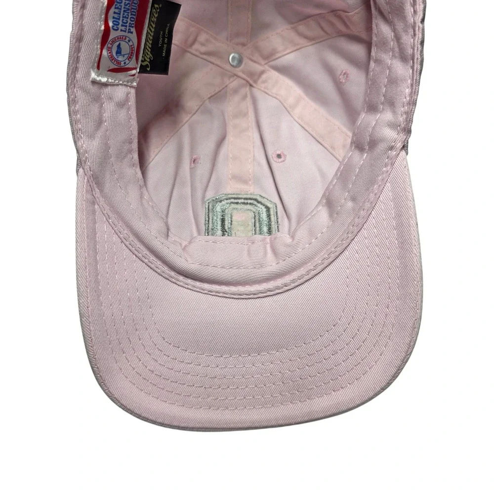 Ohio State Buckeyes Youth Pink Baseball Hat Signatures‎ Embroidered Adjustable O